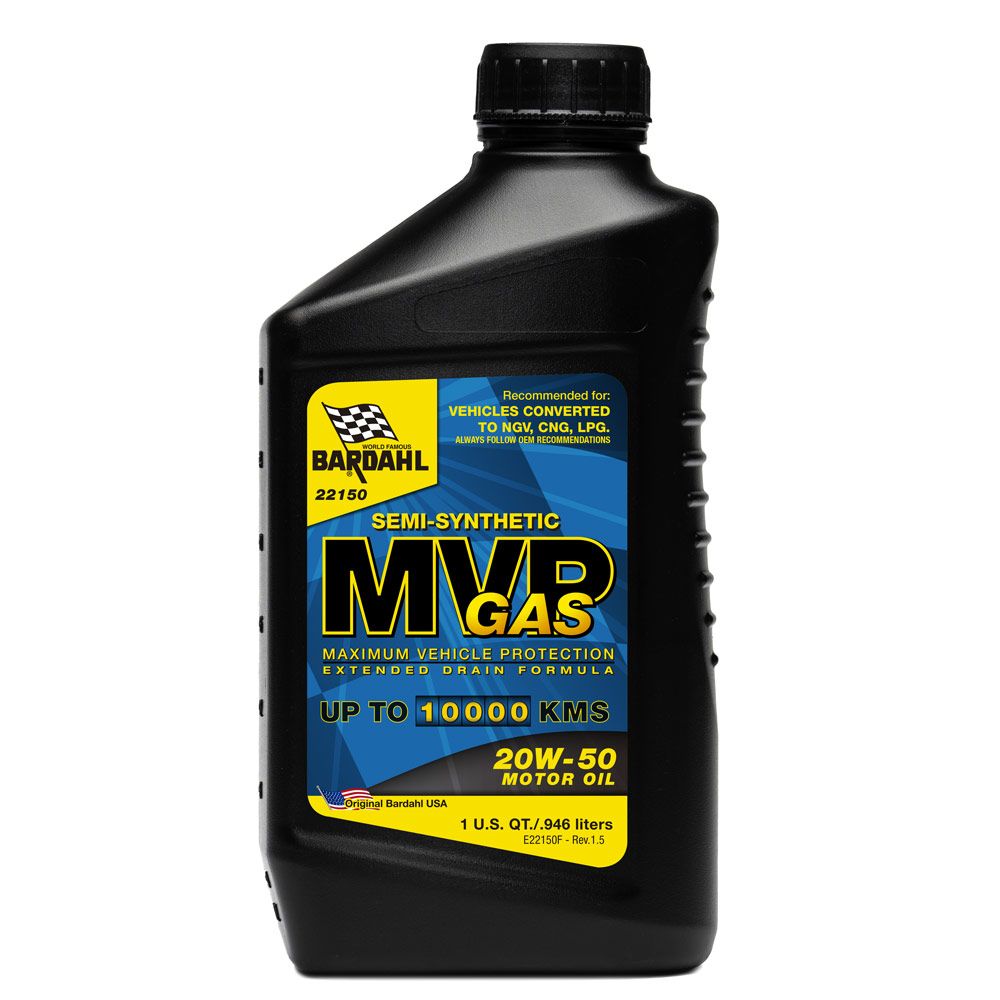 MVP GAS 20W-50 Semi-Synthetic Motor Oil