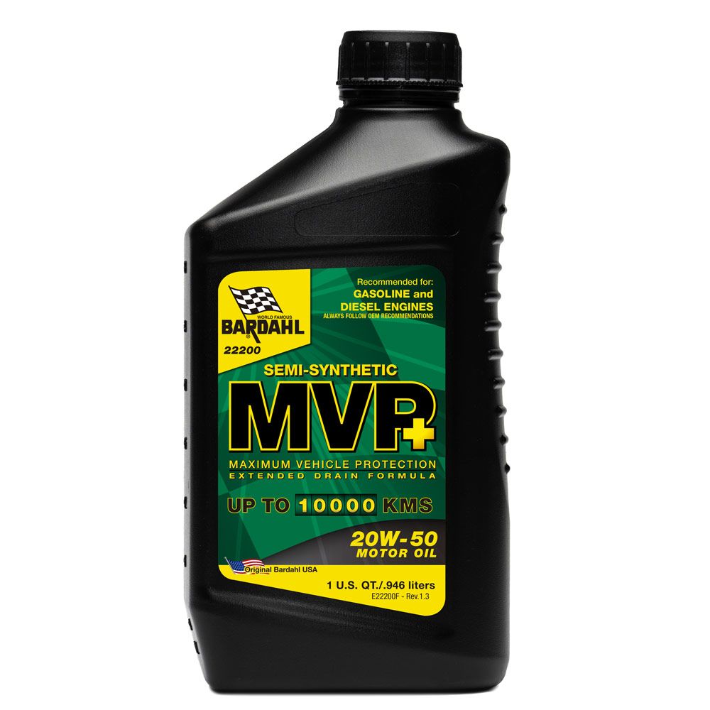MVP+ 20W-50 Semi-Synthetic Motor Oil
